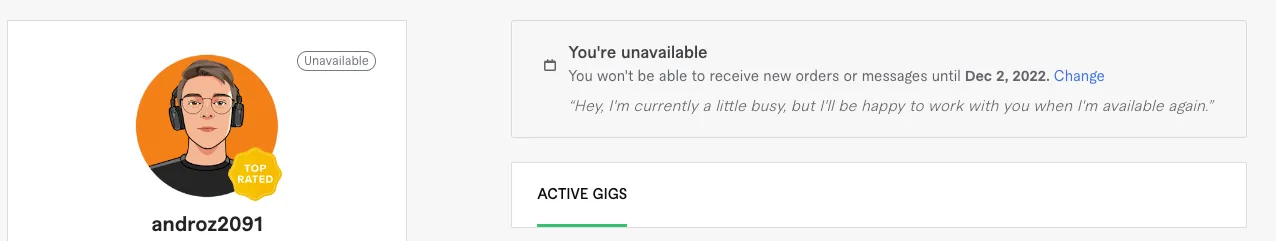 unavailable