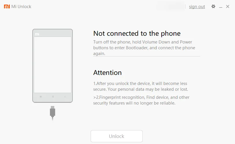 unlock